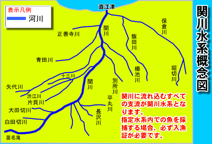 関川水系概念図